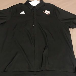 Texas A&M Full Button Polo